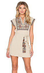 Платье running wild embroidered - Free People