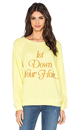 Свитшот let down your hair - Wildfox Couture