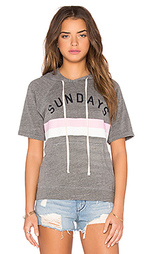 Свитшот с короткими рукавами sunday stripes - SUNDRY