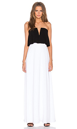 Платье макси без бретелей alyse - BCBGMAXAZRIA