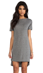 Платье-мини с овальным вырезом - T by Alexander Wang