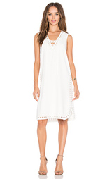 Мини платье embroidery lace up tank - DEREK LAM 10 CROSBY