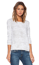 Свитер oversized crocodile print - MONROW