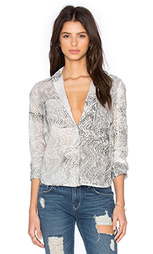Топ baseball button down - Enza Costa