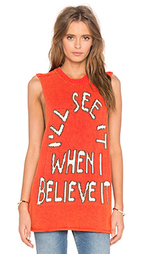 Майка-борцовка believe it - Wildfox Couture