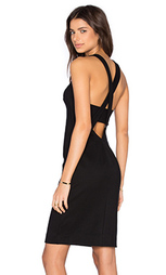 Мини платье eve cross back - L'AGENCE