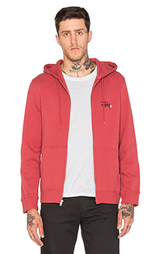 Худи на молнии basic logo - Stussy