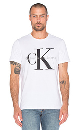Футболка с круглым вырезом и коротким рукавом - Calvin Klein