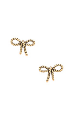 Серьги bow rope stud - Marc Jacobs