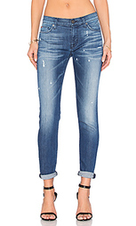 Укороченные супер узкие джинсы средней посадки nico - Hudson Jeans