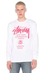 Футболка world tour - Stussy