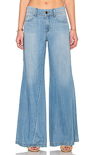 Широкие джинсы с асимметричным поясом tyler - Level 99