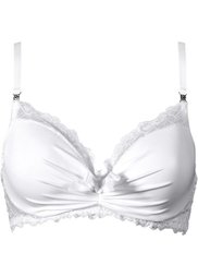 Бюстгальтер с декоративными стразами, чашка D (нугатный) Bonprix