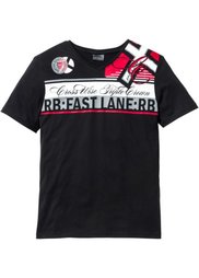 Футболка Slim Fit (белый) Bonprix