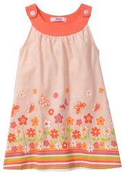 Платье (желтый тюльпан с рисунком) Bonprix