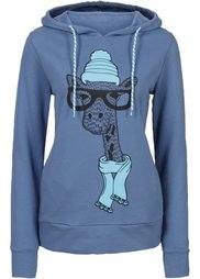 Худи (темно-красный с кошечкой) Bonprix