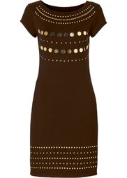 Трикотажное платье (черный) Bonprix