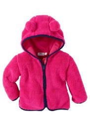Для малышей: флисовая куртка, Размеры  56/62-104/110 (горячий ярко-розовый) Bonprix