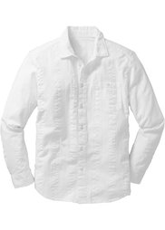 Рубашка Regular Fit с длинным рукавом (черный) Bonprix