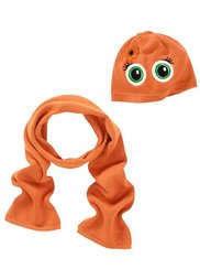 Шапка + шарф, (2 изд.) (оранжевый) Bonprix