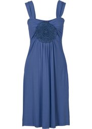 Платье с кружевной аппликацией (коралловый) Bonprix