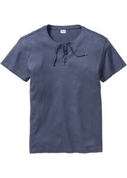 Футболка Regular Fit в резинку (красный) Bonprix