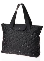 Стеганая сумка (темно-лиловый) Bonprix