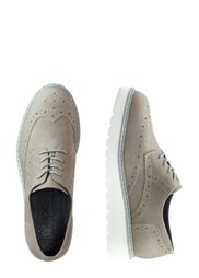 Кожаные туфли (серый) Bonprix