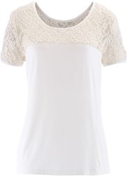 Футболка с коротким рукавом (черный) Bonprix