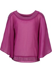 Блузка с блестящими камешками (цвет белой шерсти/золотистый) Bonprix