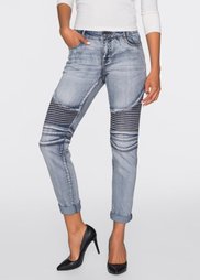 Джинсы Skinny Fit (синий «потертый») Bonprix