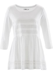 Трикотажная туника с рукавом 3/4 (черный) Bonprix