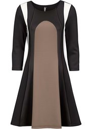 Расклешенное платье (черный/красный) Bonprix