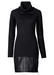 Вязаное платье (красный/черный) Bonprix