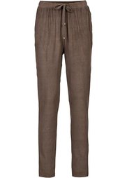 Брюки в замшевом дизайне (черный) Bonprix