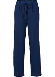 Нежно ниспадающие брюки с широкими брючинами (голубой/белый в полоску) Bonprix