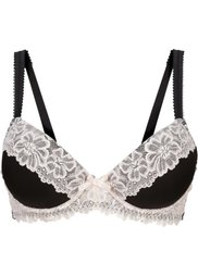 Бюстгальтер, чашка D (черный/цвет пудры) Bonprix