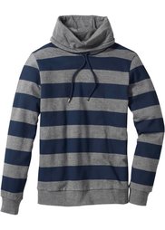 Свитшот Slim Fit (бордовый/серый меланж в полоск) Bonprix
