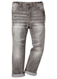 Непринужденные джинсы с декоративными повреждения, Размеры  116-170 (синий «потертый») Bonprix