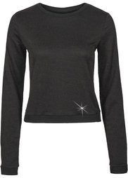 Свитшот с люрексом (синий/серебристый) Bonprix