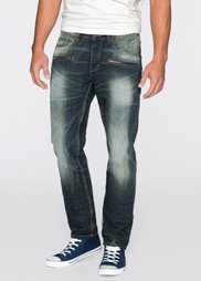 Джинсы Regular Fit Straight, длина (в дюймах) 32 (синий «грязный») Bonprix