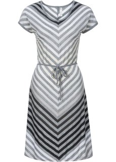 Трикотажное платье (ярко-розовый в полоску) Bonprix