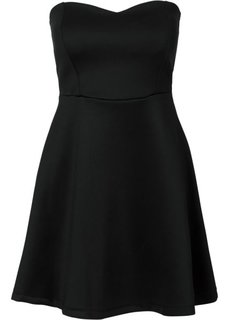 Платье с застежкой на молнию (черный/белый с узором) Bonprix