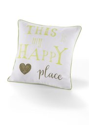 Чехол для подушек Счастье (розовый) Bonprix