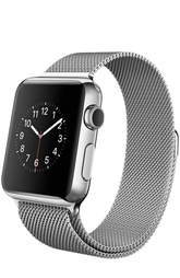 Apple Watch 42mm Silver Stainless Steel Case with Milanese Loop Apple