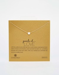 Ожерелье с жемчужиной Dogeared Pearls Of Love - Золотой и жемчужный