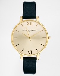 Черные часы с большим циферблатом Olivia Burton - Черный