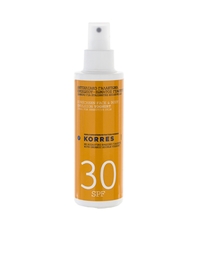 Йогуртoвый солнцезащитный спрей для лица и тела с SPF 30 Korres