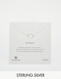 Серебряное ожерелье Dogeared Karma - Серебряный