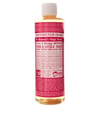 Жидкое органическое кастильское мыло с ароматом розы Dr. Bronner 472